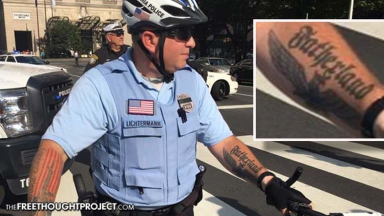 Philly Cop Photographed Proudly Displaying Nazi Tattoo and the Internet is Furious