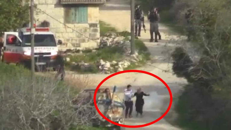 SHOCK VIDEO: Israeli Officers Hurl Stun Grenade at Palestinian Couple Carrying a BABY