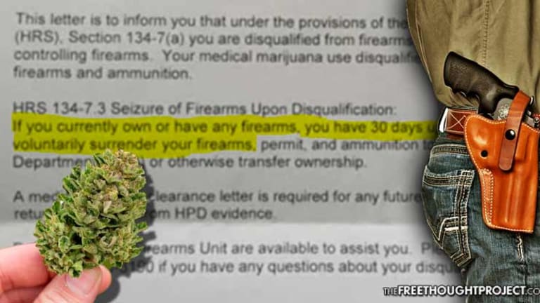 'Surrender Your Firearms' – Gov't Now Confiscating Guns from Medical Cannabis Users