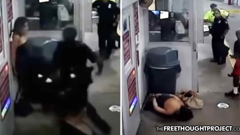 WATCH: Cop Knocks Handcuffed Woman Out Cold as Fellow Cops Do Nothing — Taxpayers Held Liable