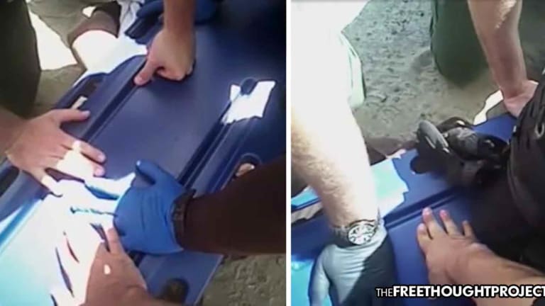 WATCH: 7 Cops Put Board on Innocent Man, Sit on Him With His Face In the Dirt Until He Dies