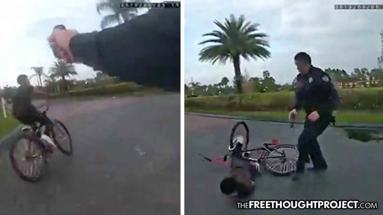 WATCH: Insane Cop Tasers Teen On a Bicycle Over Popping a Wheelie