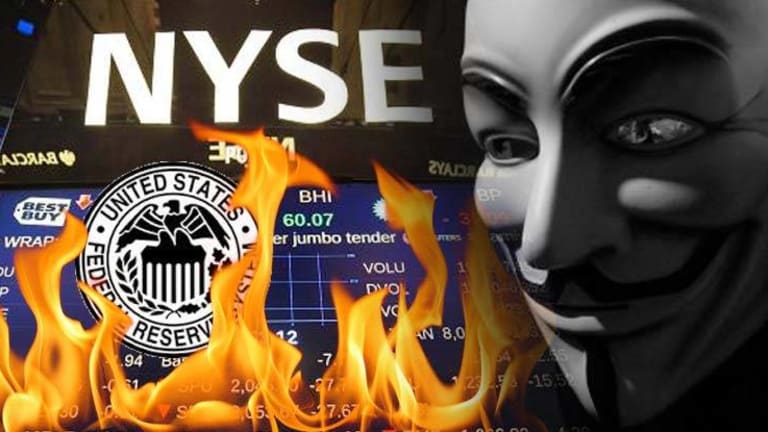 Anonymous Hits New York Stock Exchange, World Bank, The Fed, & Vatican -- Total Media Blackout