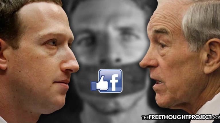 Facebook Blocking Ron Paul Shows Tech Censorship is Not About Trump, It's About Suppressing Dissent