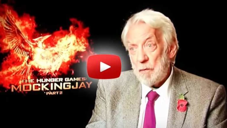 Donald Sutherland Explains the Real Meaning of Hunger Games and Why its Message Must be Understood