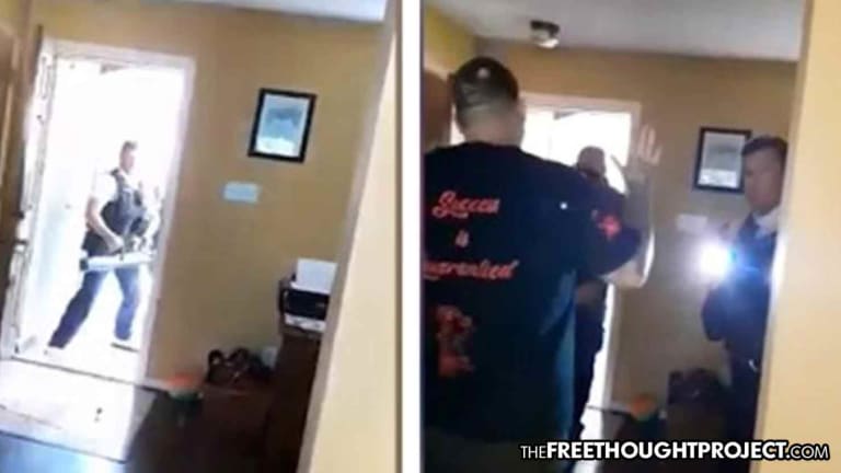 WATCH: Retired Cop Gets a Dose of the Police State As Cops Raid Wrong Home Hold His Family at Gunpoint