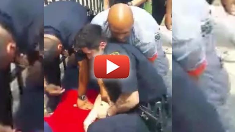 WATCH: NYPD Cop Picks a Fight with a Man on the Street. It was Almost Eric Garner All Over Again