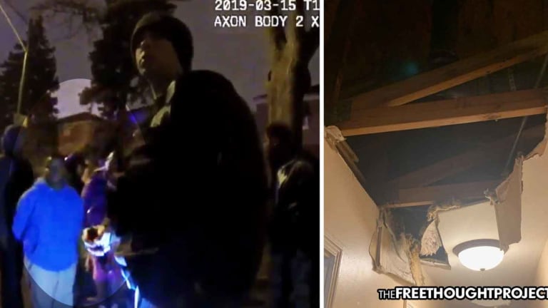 WATCH: Cops Raid Innocent Family, Terrorize Small Children, Destroy Their Home, Laugh About It