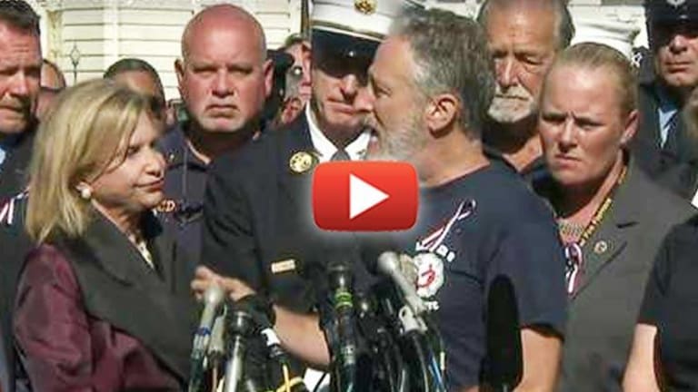 Jon Stewart Just Went to D.C. and Unleashed His Fury on Congress on Behalf of 9/11 Responders