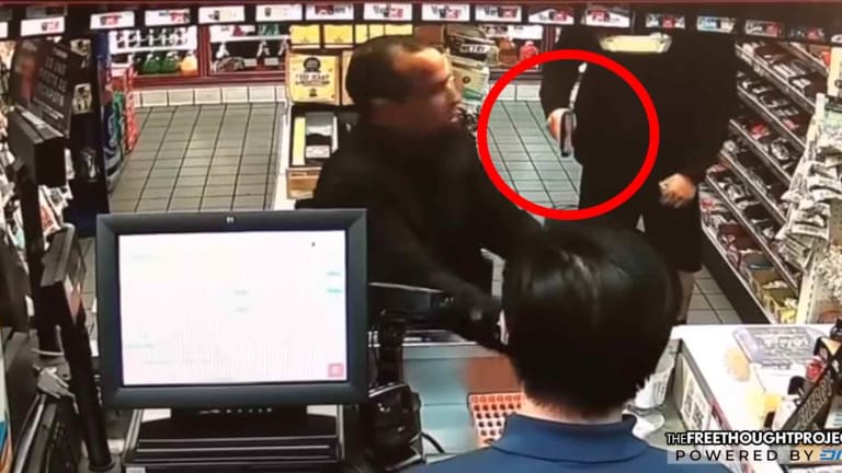 WATCH: Raging Cop Nearly Shoots Innocent Man, Falsely Accusing Him of Stealing Candy