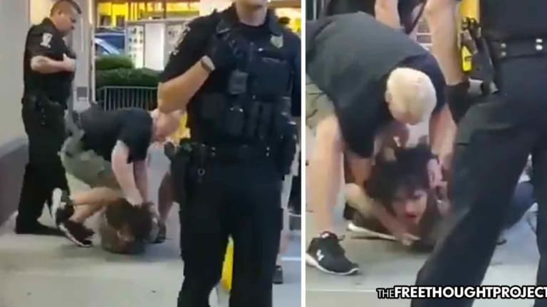 WATCH: Cops Hold Down Handcuffed Man as Fellow Cop Smashes His Face into Concrete