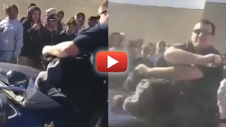 VIDEO: Cop Pepper Sprays School Kids as they Express Outrage Over Officer Assaulting 8th-Grader