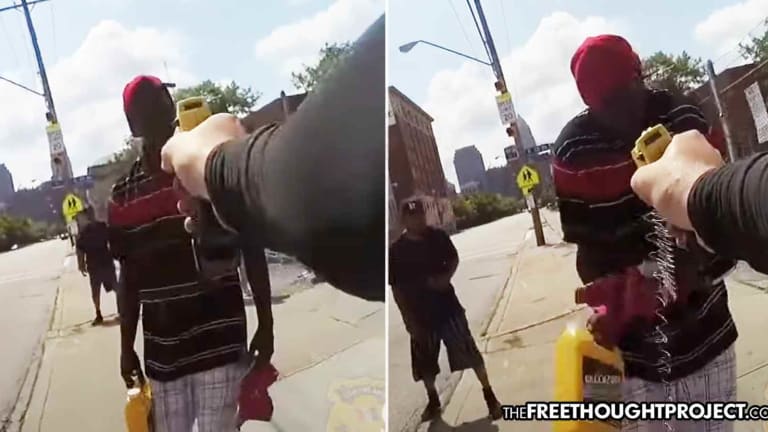 WATCH: Psycho Cop Tasers Innocent Man, Claiming He Was 'Armed With Jug of Antifreeze'