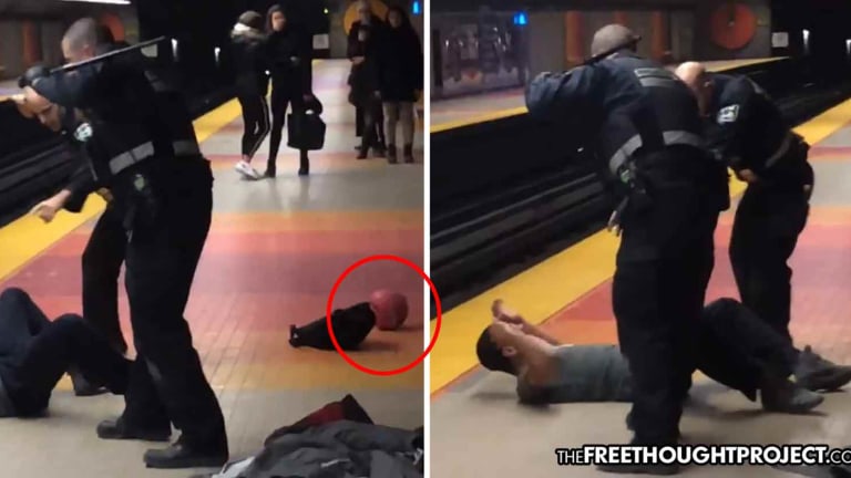 WATCH: Officers Beat Man With Batons for "Dribbling a Basketball" in the Subway