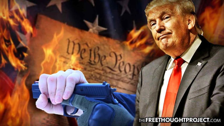Trump Tells NRA, 'The Left is Coming for Your Guns' As He's Been Quietly Taking Your Guns All Along