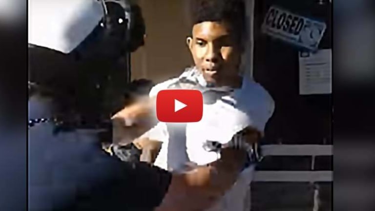 Innocent Man Tackled & Arrested While Filming Cops Choke a Young Man for Biking on the Sidewalk