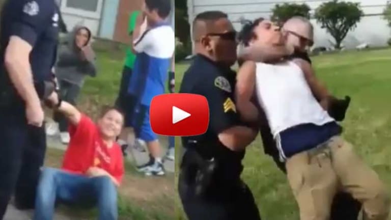 Child Body Slammed, Choked by Cop After Voicing Concern Over Another Child's Violent Arrest