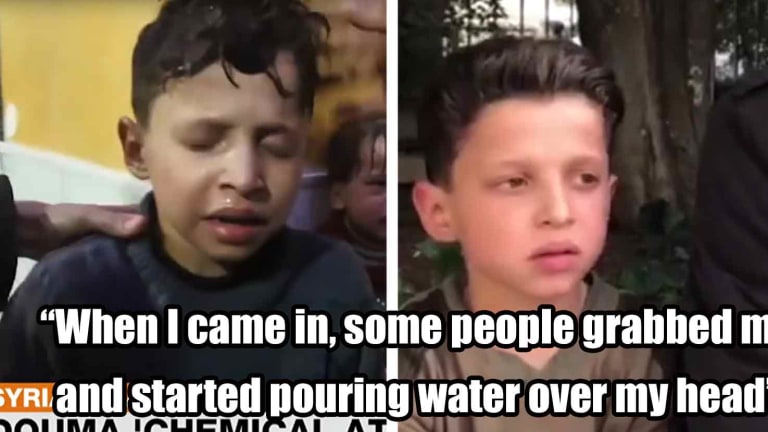 Child 'Victim' of Alleged Syrian Gas Attack Speaks Out, Says He Was Given Food to Make the Video