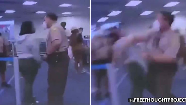 WATCH: Cop Hammers Woman in the Face for Taunting Him, Saying He's 'Acting Like You White'
