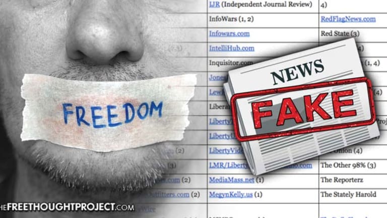 Dear America, the 'Fake News' List Will Slaughter Freedom of Press -- and It's Everyone's Fault