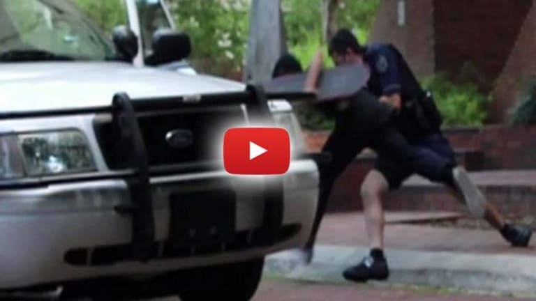 Infuriating Video Shows Cops Attack and Brutalize a Small Teen Boy for Skateboarding