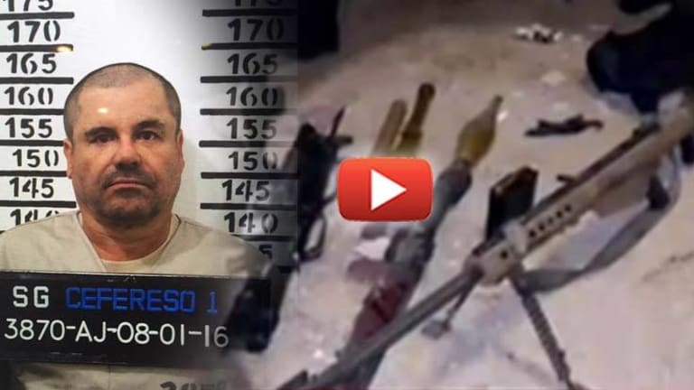 Rifle Capable of Taking Down a Helicopter, Found in El Chapo's House - Guess Who Gave it to Him