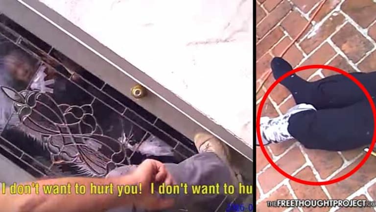 WATCH: Woman Prevents Cops from Entering Home With No Warrant, So They Break Her Leg