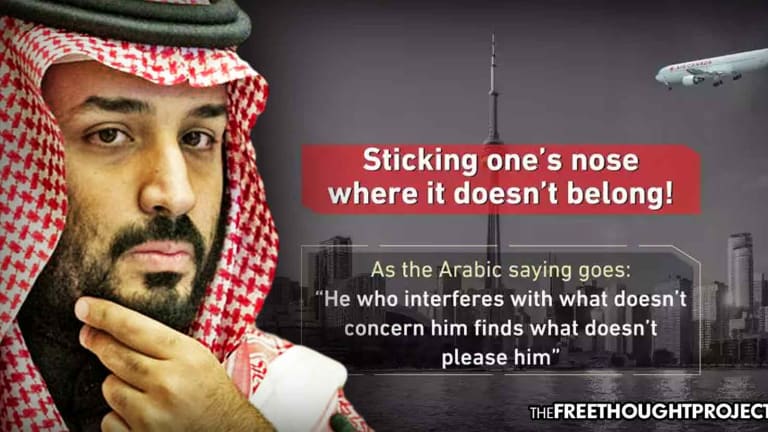 As Canada Stands Up to Them, Saudi Arabia Threatens to Fly a Plane Into Toronto Tower—Just Like 9/11