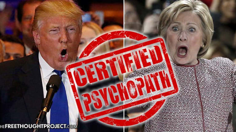 Congrats USA: Oxford Scientists Declare BOTH Trump & Clinton Likely Psychopathic