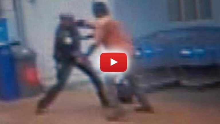 VIDEO: Officer Loses It, Goes 'Robocop' and Breaks an Innocent Elderly Man's Leg Over a Tomato