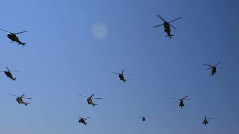 Nothing to See Here: Black Special Forces Helicopters With No Lights On Circle Dallas Skyline