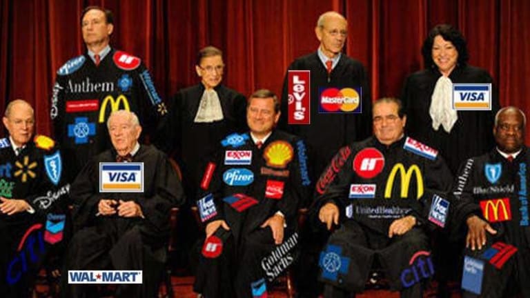 Rampant Corporatism: SCOTUS Justices Rule in Favor of Companies they Own Stock In, 90% of the Time