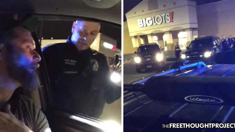 WATCH: Dad Getting Food for His Kids During Outbreak Owns 6 Cops Harassing Him for It