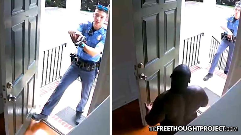 WATCH: Cops Accuse Man of Robbing His Own Home, Nearly Kill Him, Drag Him Out in His Underwear