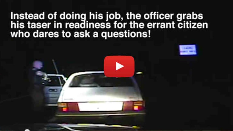 Case Goes to Jury Trial to Punish Citizen for Asking a Police Officer a Question