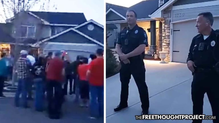 Protesters Surround Cop's Home After Video Showed Him Arrest Mom for Bringing Kids to Park