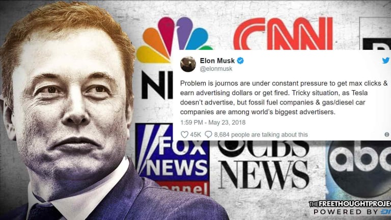 Elon Musk Just Exposed the Oil Oligarchy's Control Over Mainstream Media In Epic Rant