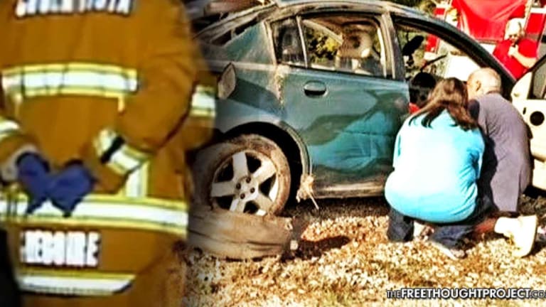 Hero Fireman Pulls Woman from Wreckage, Saves Her Life, So a Cop Arrested Him