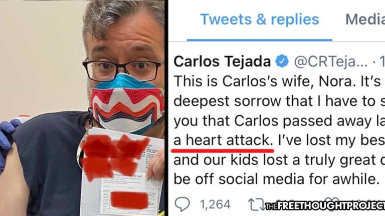 NY Times Editor Dies of Heart Attack Hours After Posting Selfie Taking the COVID Booster