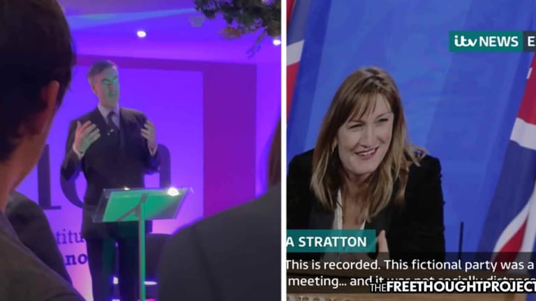 Hot Mic Catches Politicians Joking About Having Christmas Party While Cancelling Christmas for Everyone Else