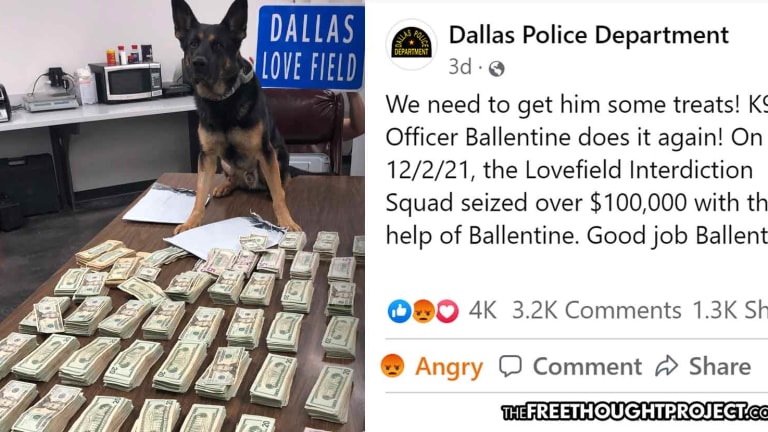 Thieving Cops Rob Innocent Woman of $100k, Send Her on Her Way, Then Brag About it On Facebook