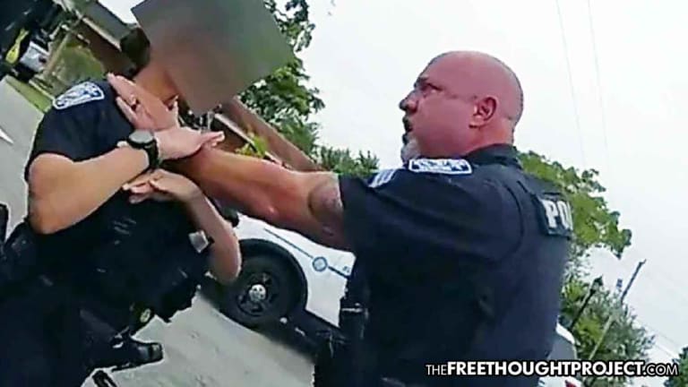 Cop Still on Payroll Despite Strangling Female Cop for Stopping Him from Torturing Handcuffed Man
