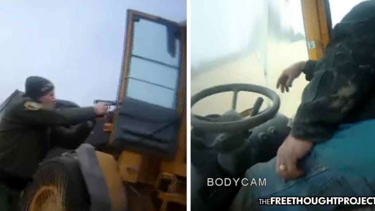 WATCH: To Get Man to Stop Driving a Tractor, Cops Shoot Him in the Head—Taxpayers Shell Out $3.75 Million
