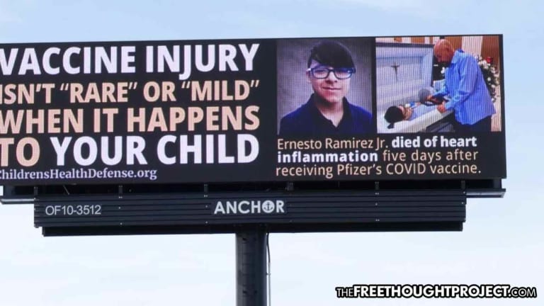 Father Launches Billboard Campaign to Tell the World His Son Was Killed by the Pfizer Vaccine