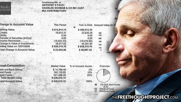 Leaked Fauci Financials Expose How Millionaire Doctor Profited From Pandemic
