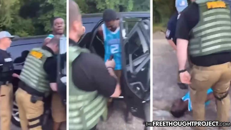 WATCH: Cops Claim Compliant Handcuffed Man Was a Threat, So They Tortured Him With a Taser