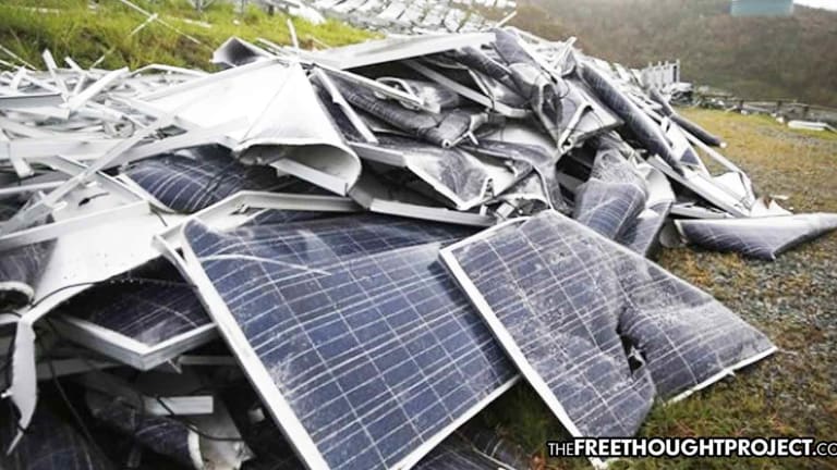 Solar Panels Subsidized By Gov't Are Winding Up In Landfills, Contaminating Groundwater With Toxic Metals