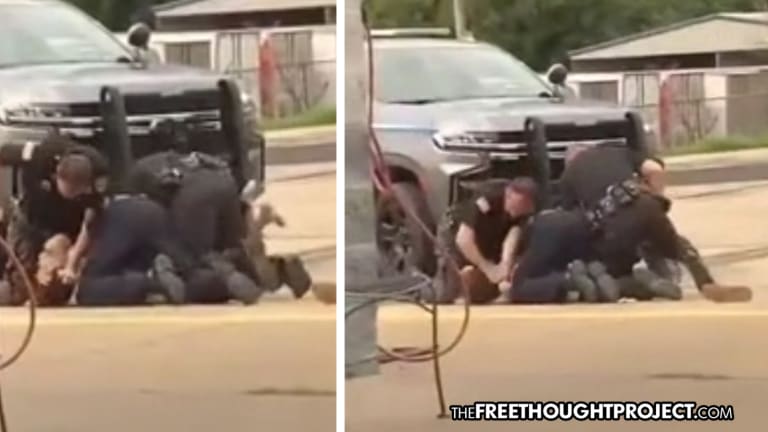 WATCH: 3 Cops Smash Man's Head Into Concrete, Pummel His Face as They Demand Citizens Stop Filming