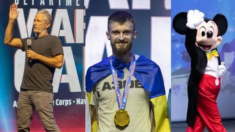 Ukrainian Nazis Invited to Disney World and Honored by Jon Stewart and the Pentagon