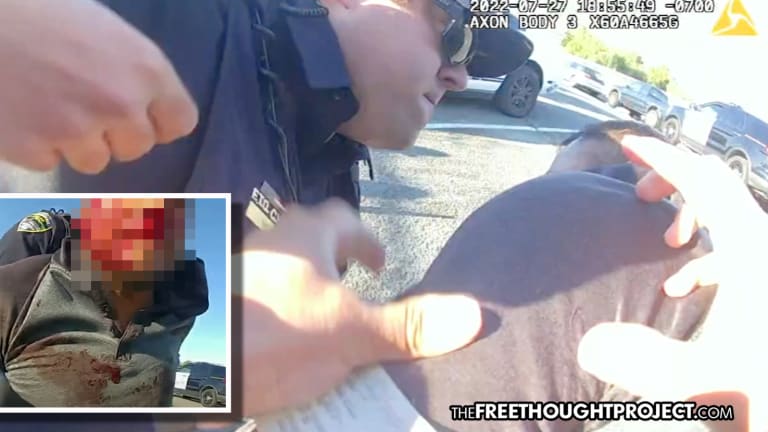 WATCH: Massive Cop Puts Innocent Man in the Hospital for Drinking a Beer Outside